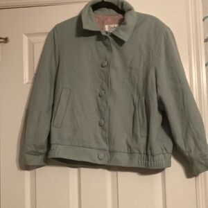 Papillon collection vintage mint bomber jacket